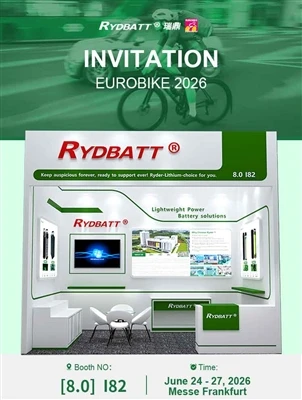 Ryder New Energy ที่ EUROBIKE 2026—แบตเตอรี่น้ำหนักเบาเพื่อการขับขี่ที่เป็นมิ...